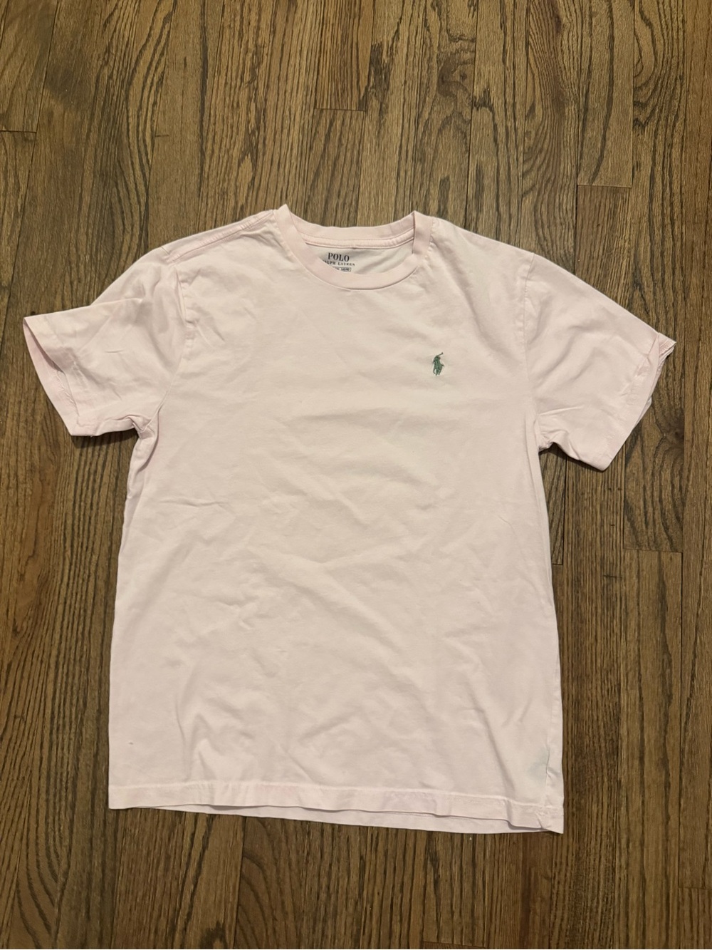 Polo by Ralph Lauren Boys Light Pink Crew Neck T-Shirt